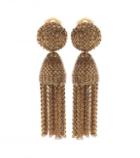 Oscar De La Renta Tassel Clip-on Earrings