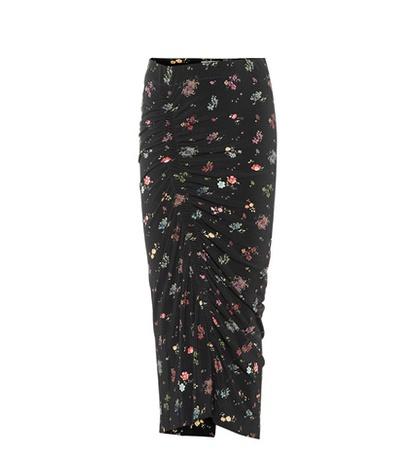 Preen By Thornton Bregazzi Ruched Floral Pencil Skirt