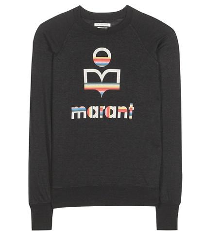 Isabel Marant, Toile Kaoa Printed Linen Long Sleeve T-shirt