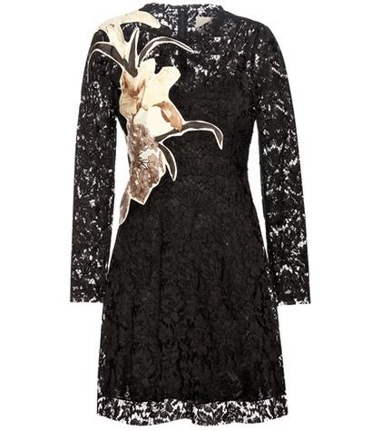 Valentino Cotton-blend Lace Dress