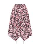 Fendi Floral-printed Cloqué Skirt