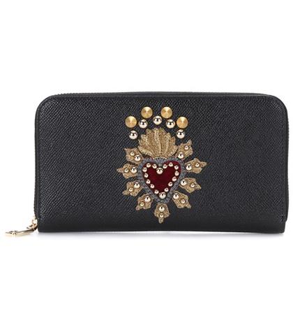 Dolce & Gabbana Embellished Leather Wallet