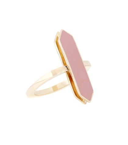 Aliita Chromatic Indicators Rolling 9kt Yellow Gold Ring