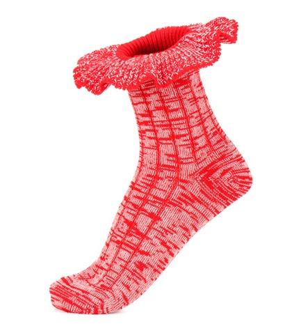 Alexander Mcqueen Wool And Silk-blend Socks