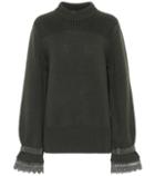 Isabel Marant Lace-trimmed Wool Sweater