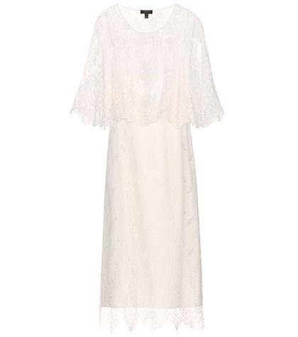 Roberto Cavalli Silk And Lace Dress