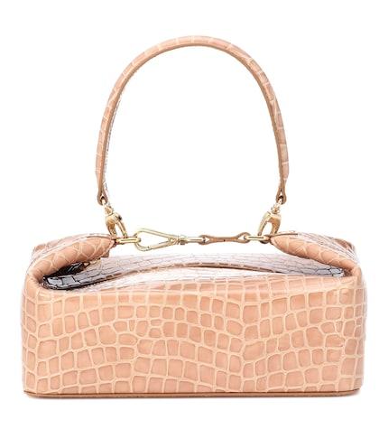 Maison Michel Olivia Embossed Leather Tote
