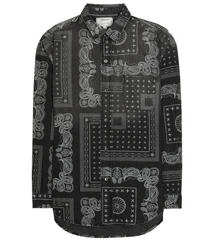 Current/elliott Printed Cotton Shirt