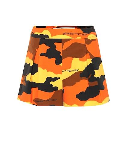 Off-white Camouflage Cotton Shorts