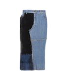 Tom Ford Fur-trimmed Denim Skirt