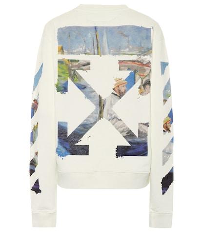 Off-white Diagonal Arrows Cotton Sweatshirt