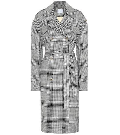 Valentino Garavani Checked Wool Coat