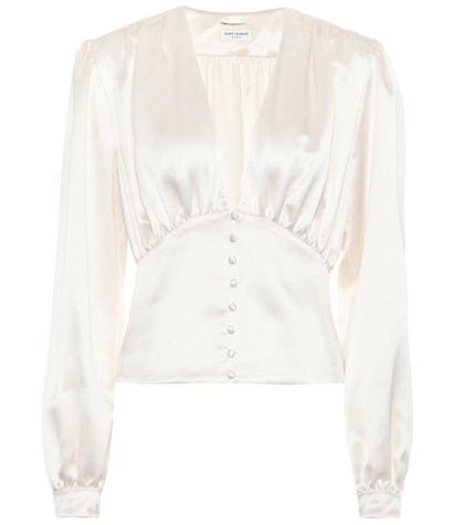 Saint Laurent Satin Top