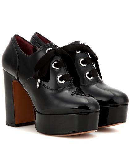 Marc Jacobs Patent Leather Platform Oxford Shoes