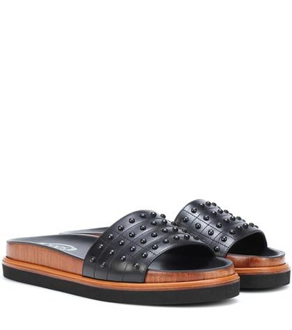 Jonathan Simkhai Leather Slides