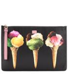 See By Chlo Printed Leather Pouch