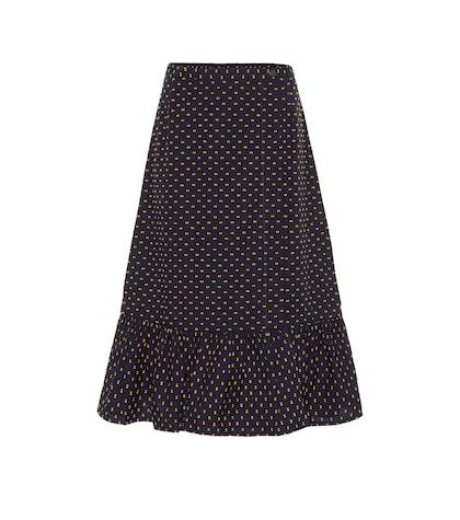 Baum Und Pferdgarten Shakira Cotton-poplin Wrap Skirt