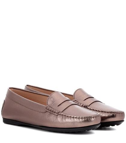 Jimmy Choo City Gommino Leather Loafers