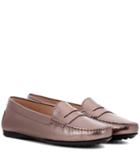 Jimmy Choo City Gommino Leather Loafers
