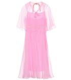 N21 Silk Chiffon Tie-neck Dress