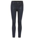 Alexander Mcqueen Alana High-rise Printed Coated Jeans