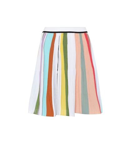 Missoni Striped Crochet Cotton Miniskirt