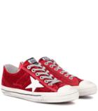 Golden Goose Deluxe Brand V Star 2 Velvet Sneakers