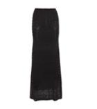 Tomas Maier Floor-length Crochet-knit Skirt