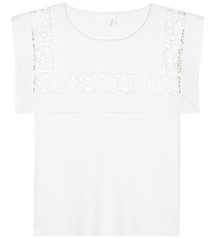 Chlo Cotton And Silk Top