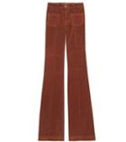 Yves Saint Laurent Cord Bellbottom Trousers