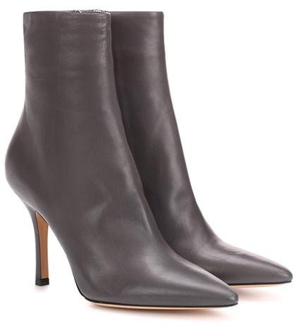 Dolce & Gabbana Gloria Leather Ankle Boots