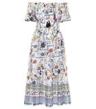 Tory Burch Meadow Folly Printed Cotton Dress