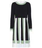 Valentino Striped Crêpe Dress