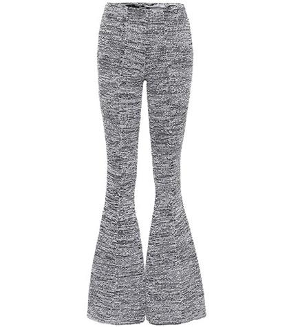 Salvatore Ferragamo Knitted Flared Trousers