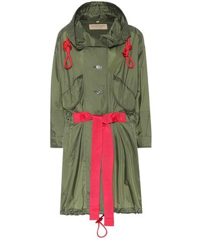 Burberry Tape Detail Hooded Parka