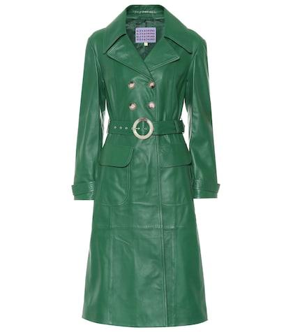 Alexachung Leather Trench Coat