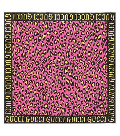 Chlo Leopard Silk Scarf