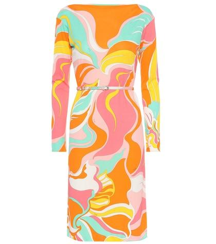 Etro Printed Silk-blend Jersey Dress