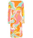 Etro Printed Silk-blend Jersey Dress