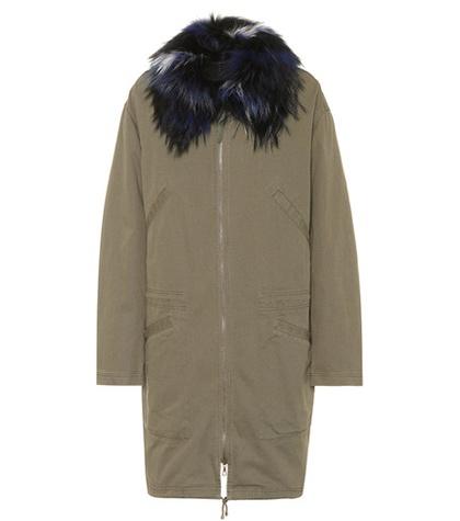 Vetements Fur-trimmed Cotton Parka