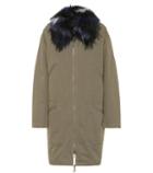 Vetements Fur-trimmed Cotton Parka