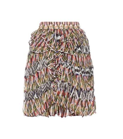 Isabel Marant Ruffled Silk Crêpe Skirt