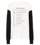 Ancient Greek Sandals Printed Cotton And Wool Top