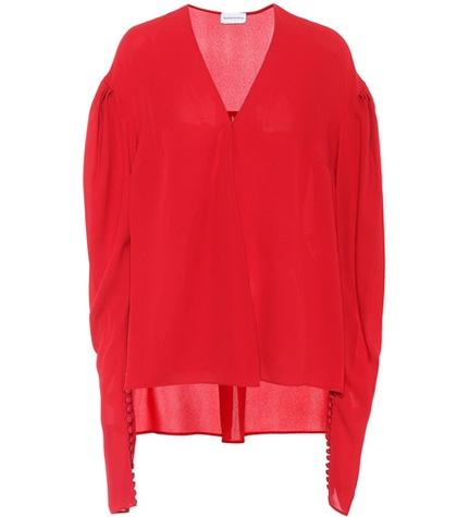 Magda Butrym Camas Silk Top