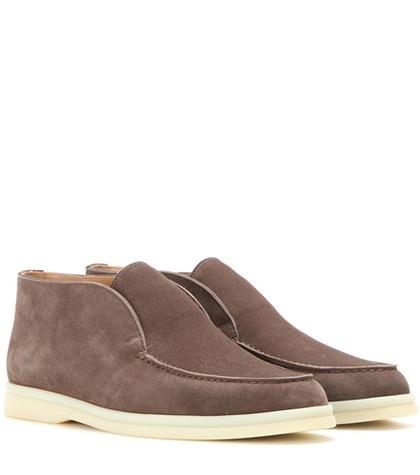 Loro Piana Open Walk Suede Boots