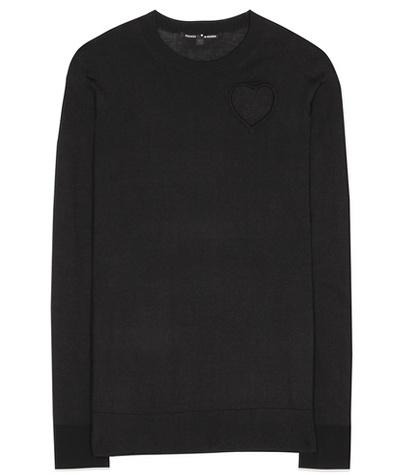 Proenza Schouler Cotton And Silk Heart Cutout Pullover