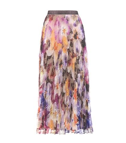 Christopher Kane Pleated Lace Skirt