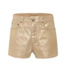 Chlo Exclusive To Mytheresa.com – Coated Denim Shorts