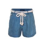 Tod's Chambray Linen Shorts