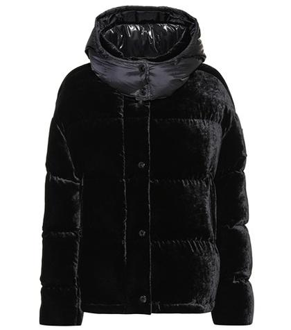Dolce & Gabbana Caille Velvet Puffer Jacket